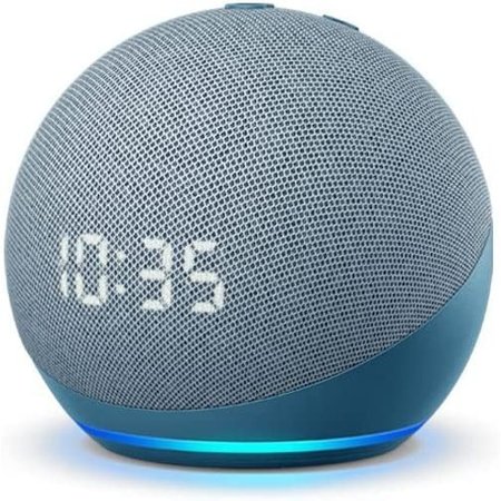 Amazon Echo Dot 4th Gen  Smart speaker with clock and Alexa  Twilight Blue AMAB085M66LH1
